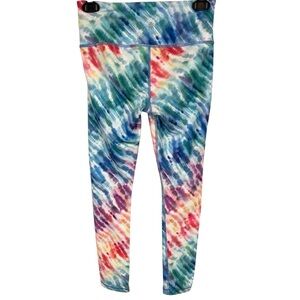 Athleta Love Proudly 7/8 Tight Leggings Pride Collection Rainbow Tie-Dye